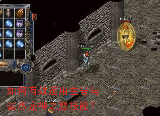 如何有效运用主号与豪杰龙神之怒技能? 如何有效运用主号与豪杰龙神之怒技能?