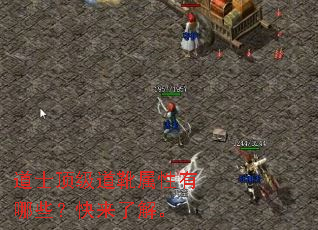 道士顶级道靴属性有哪些?快来了解。 道士顶级道靴属性有哪些?快来了解。