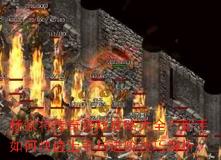 杨家将传奇游戏攻略大全?新手如何快速上手与进阶技巧解析 杨家将传奇游戏攻略大全?新手如何快速上手与进阶技巧解析