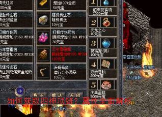 如何获取四神项链?属性全面解析 如何获取四神项链?属性全面解析