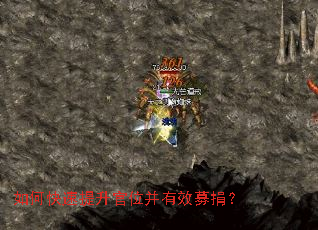 如何快速提升官位并有效募捐? 如何快速提升官位并有效募捐?