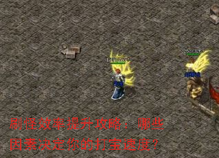 刷怪效率提升攻略:哪些因素决定你的打宝速度? 刷怪效率提升攻略:哪些因素决定你的打宝速度?