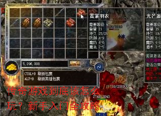 传奇游戏到底该怎么玩?新手入门全攻略 传奇游戏到底该怎么玩?新手入门全攻略