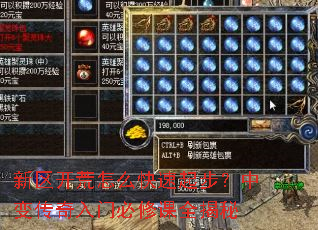 新区开荒怎么快速起步?中变传奇入门必修课全揭秘 新区开荒怎么快速起步?中变传奇入门必修课全揭秘