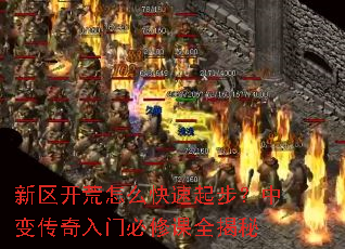 新区开荒怎么快速起步?中变传奇入门必修课全揭秘 新区开荒怎么快速起步?中变传奇入门必修课全揭秘