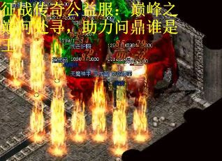 征战传奇公益服：巅峰之巅何处寻，助力问鼎谁是王