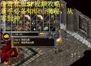 传奇私服SF视频攻略：新手必备知识点揭秘，从零到神