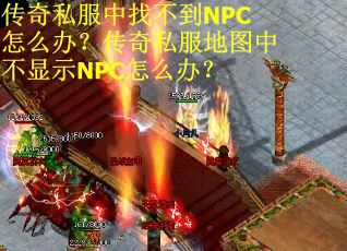 传奇私服中找不到NPC怎么办？传奇私服地图中不显示NPC怎么办？