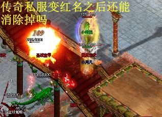 传奇私服变红名之后还能消除掉吗