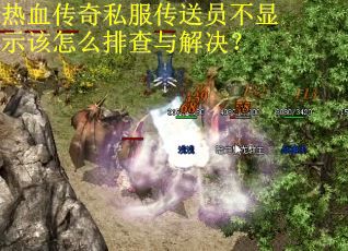热血传奇私服传送员不显示该怎么排查与解决？