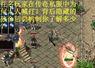 红名玩家在传奇私服中为何人人喊打？背后隐藏的致命惩罚机制你了解多少？