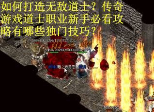 如何打造无敌道士？传奇游戏道士职业新手必看攻略有哪些独门技巧？